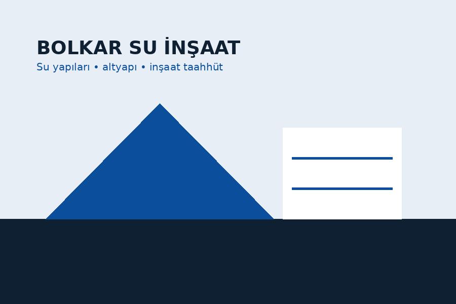 Su ve inşaat taahhüt